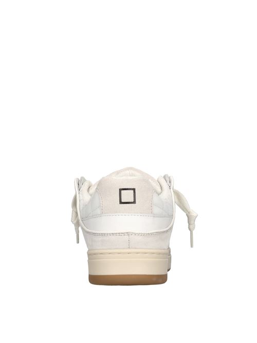 Sneakers in camoscio e tessuto D.A.T.E. | SKATE NYLONBIANCO